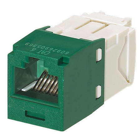 Panduit Module, Cat6, Utp, 8p8w, Universal, Gr, Tg CJ688TGGR